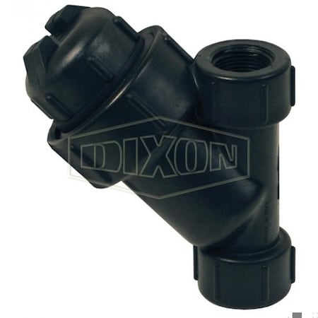 DIXON 1 in FEM NPT POLYPRO Y-LINE STRAINER 50 MESH PYLS10050